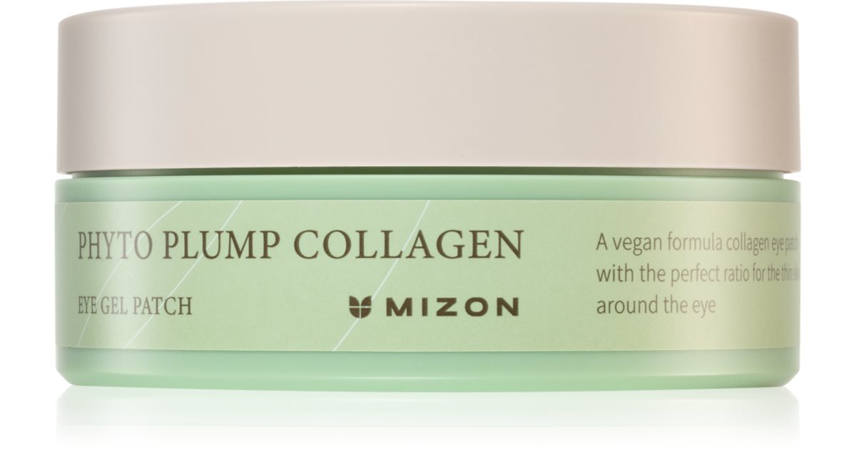 Mizon Patch de gel pour les yeux Phyto Masque hydrogel pour les yeux au collagène repulpant - 1,5 g