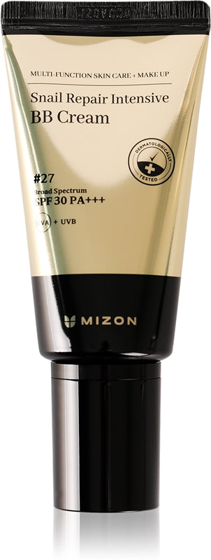 Mizon Snail Repair Intensive hydrating BB cream SPF 30 color #27 Honey Beige (Warm Tone) 50 ml
