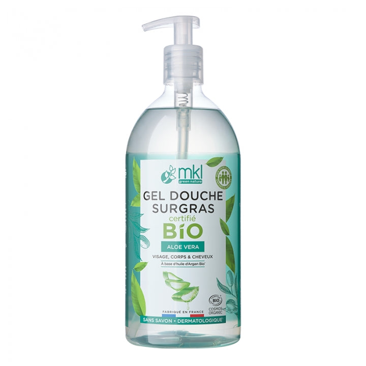 MKL Green Nature - Surgras dusjgelé med Aloe Vera BIO 1L