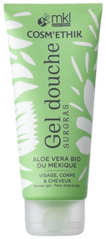 MKL Green Nature - Cosm'Ethik - Surgras dusjgelé med organisk aloe vera fra Mexico 200 ml