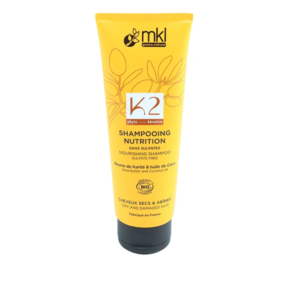 MKL Green Nature - K2 Phyto Keratin - Sampon nutritiv - Unt de Shea & Ulei organic de cocos 250ML