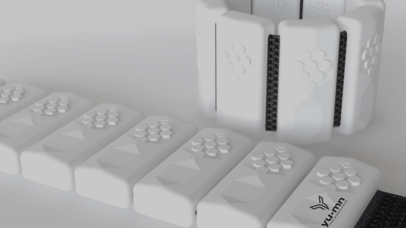 YU-MN 2.2Ibs Weighted Bangles: Wearable wrist and ankle weight White