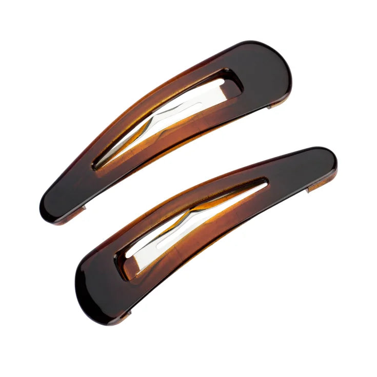 Beautytime international Spinki do włosów Beautytime Turtle Clic Clac 2 sztuki