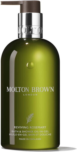 Molton brown Gjenopplivende rosmarin bade- og dusjolje-gel 300 ml