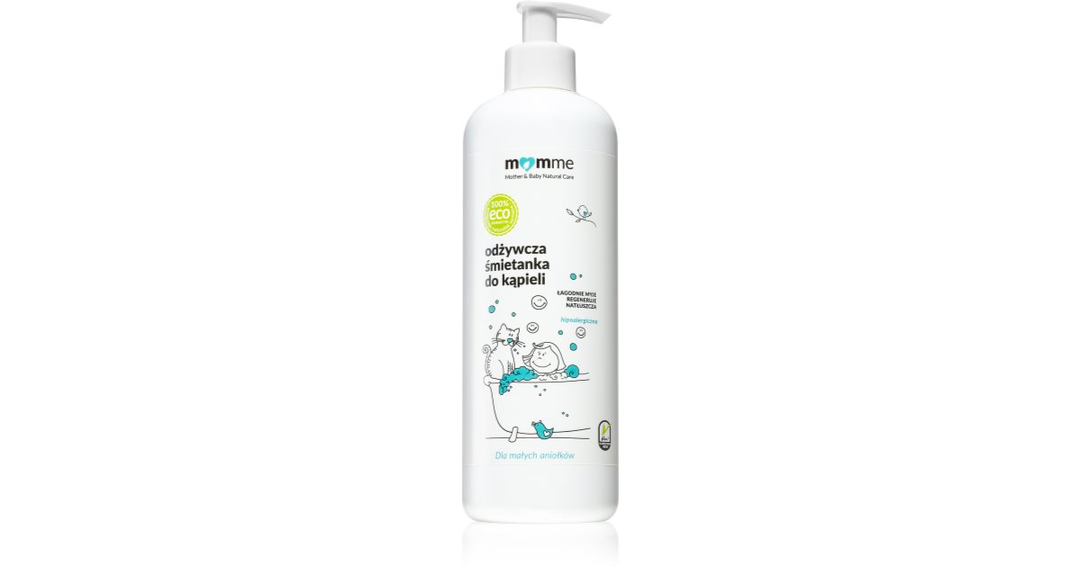 Momme Baby Natural Care dusjkrem og badegel for barn 500 ml