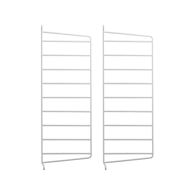 String Furniture - Montant mural String System - Blanc - Métal laqué - Designer Nils Strinning