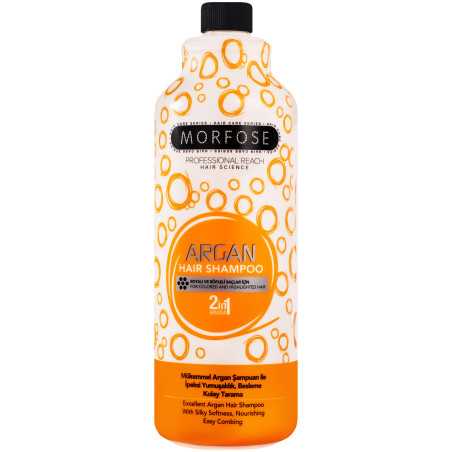 Morphose Argan Hair Shampoo - do suchych i uszkodzonych włosów z olejem arganowym, 1000 ml