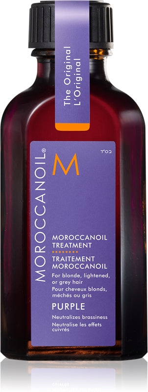 Moroccanoil Treatment Purple Pflegeöl für blondes und graues Haar 50 ml