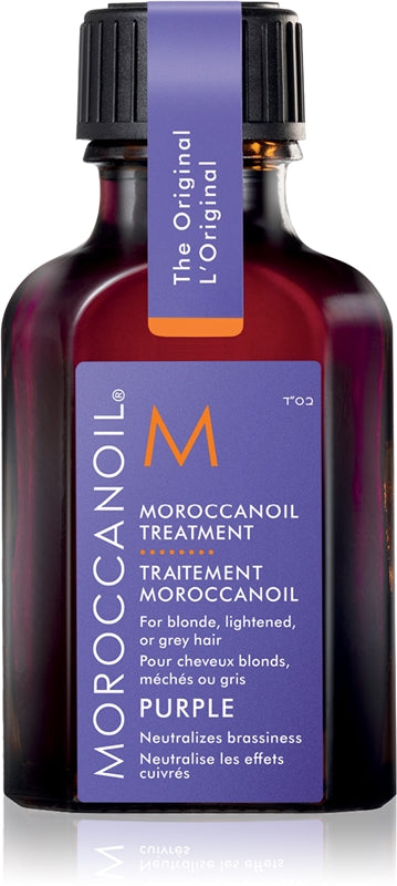 Moroccanoil Treatment Lila närande olja för blont och grått hår 25 ml
