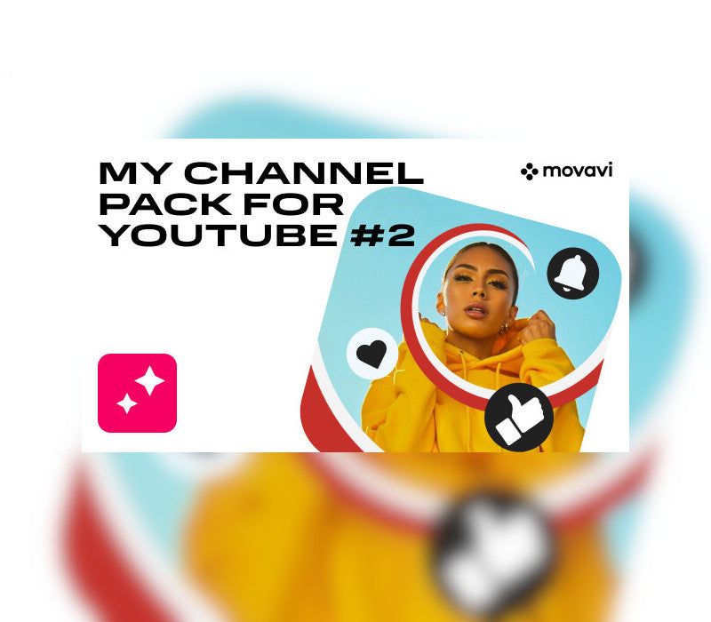Movavi Video Editor 2023 - My Channel Pack for YouTube #2 DLC Steam CD Key