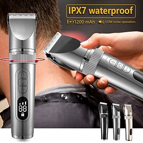 Professional Hair Clipper For Men Beard Trimmer Machine for Shaving Hair Trimmer Fast Charge Hair Cutting Machine Beard Trimmer with  Barber Scissors