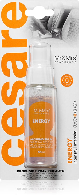 Mr & Mrs Fragrance Cesare Energy Car Air Freshener 50ml