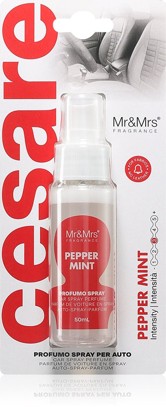Mr & Mrs Fragrance Cesare Peppermint Car Air Freshener 50ml