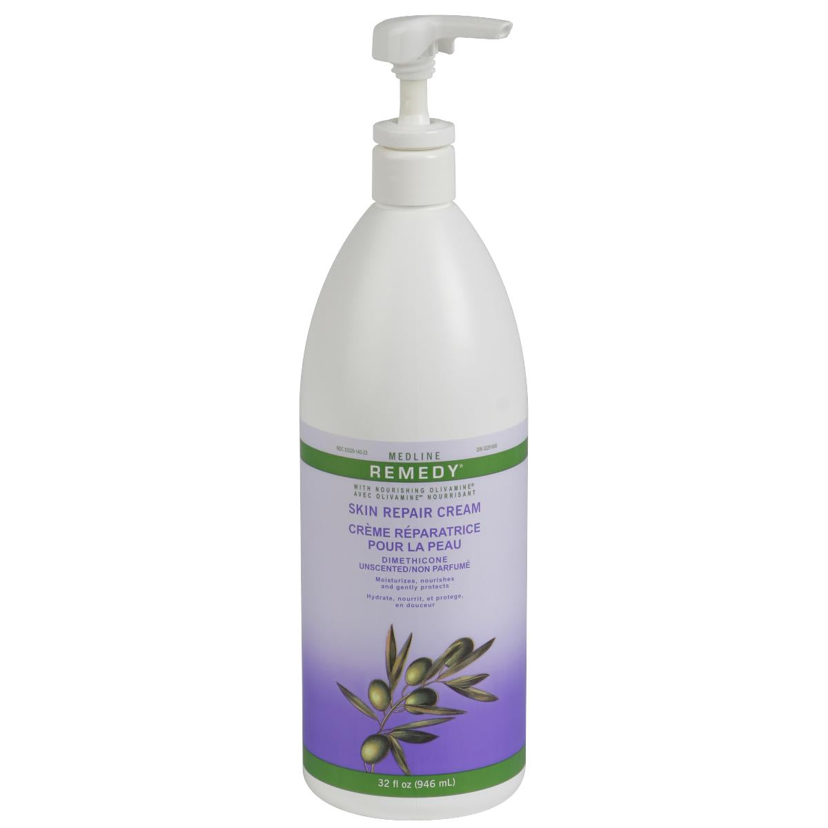 Remedy Olivamine Skin Repair Cream, Unscented, 32oz Case