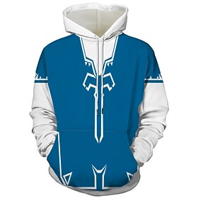 The Legend of Zelda Link Hoodie Anime 3D Front Pocket Graphic For Couple's Men's Women's Adults' Carnival Masquerade 3D Print Party Casual Daily