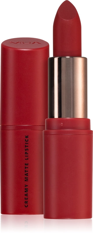 MUA Makeup Academy Creamy Matte Cream Lipstick Matt Effekt Farge Razzleberry 3,2 g