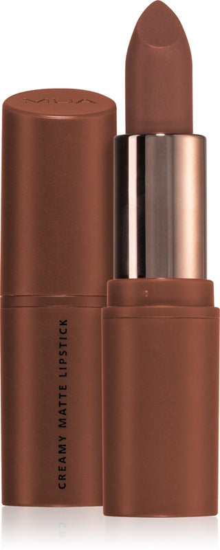 MUA Makeup Academy Creamy Matte Cream Lipstick Matte Effect Color Oppriktig 3,2 g