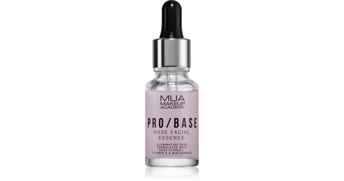 MUA Makeup Academy PRO-BASE Rose illuminating primer for foundation with rosehip extract 15 ml