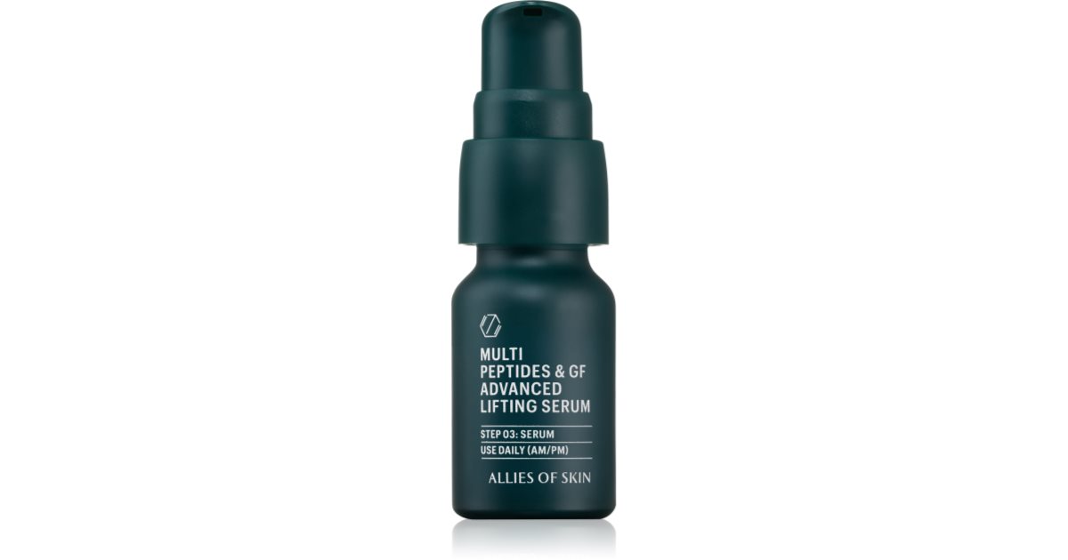 Allies of Skin Multipeptider och glutenfri avancerad lyftande anti-rynkserum 7ml