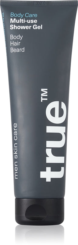 true men skin care Flerbruks dusjgelé for ansikt, kropp og hår for menn 250 ml
