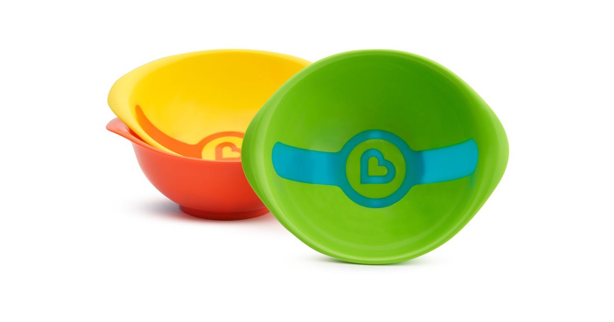 Munchkin White Hot Bowls bowl with thermal sensor 6 months+ 3 pieces