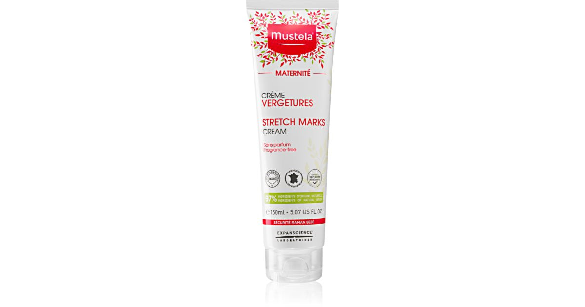 Mustela Maternity Stretch Mark Cream Action 3in1 Fragrance Free 150ml