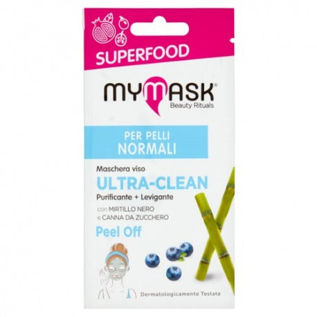 Mymask Min maske Superfood Masker Ultra-Clean Skrelle Off 8 ml