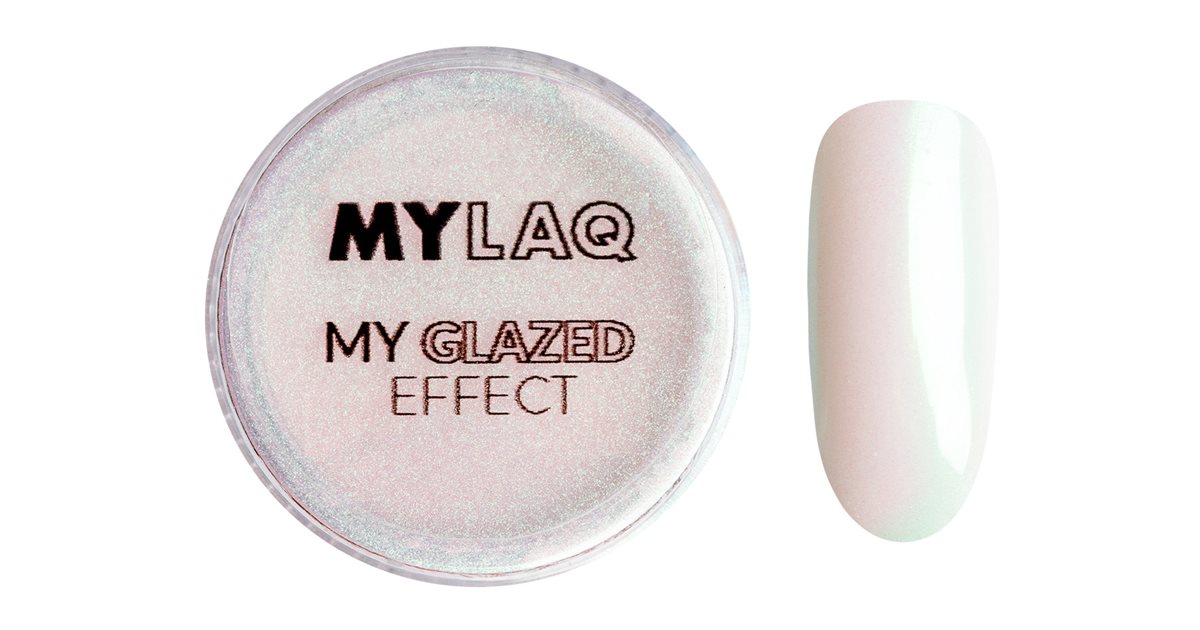 MYLAQ My Glazed Effect Glitter Powder na nehty 1g