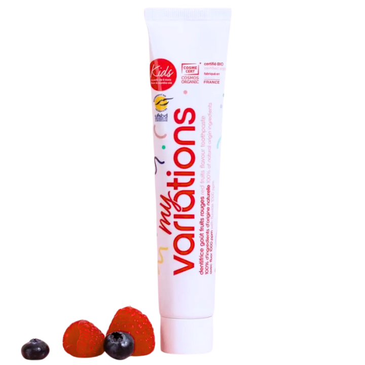 MyVariations Zubní pasta Bambino Bio s příchutí červeného ovoce 60ml