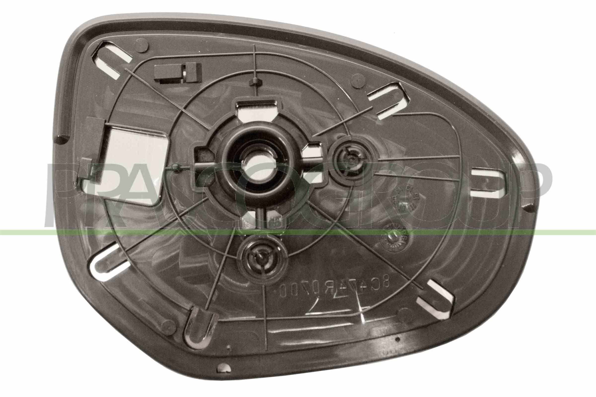 Mirror Glass, exterior mirror PRASCO MZ3307504