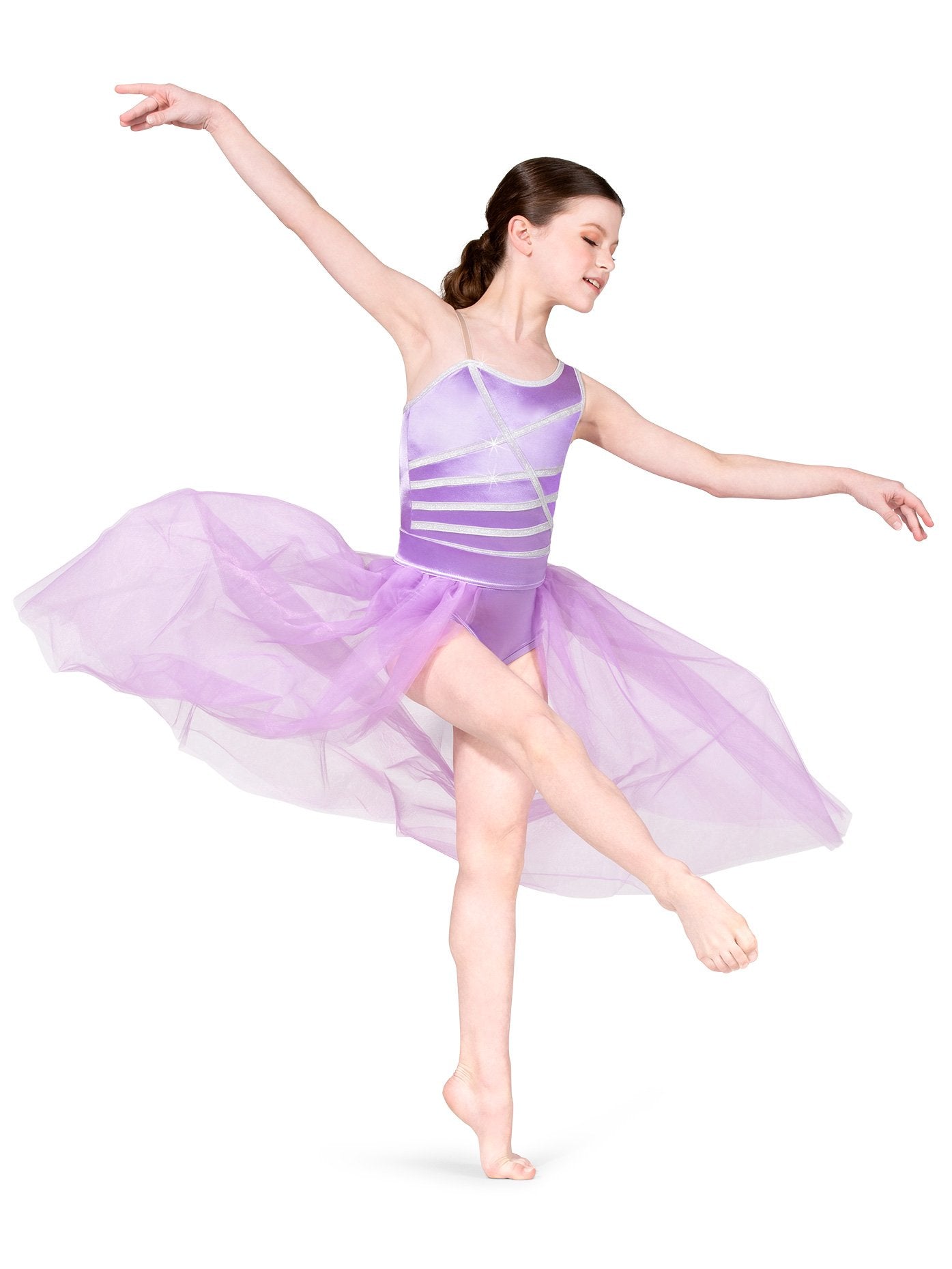 Double Platinum Womens Open Front Performance Skirt Lilac XL N8053