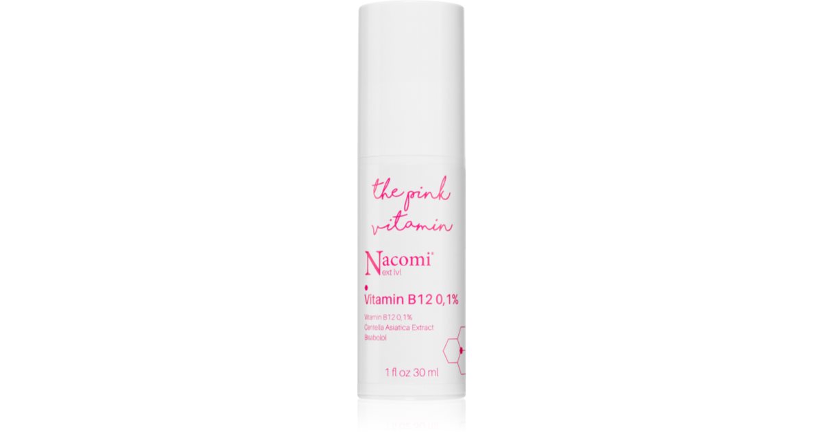 Nacomi Næste niveau Pink Vitaminstyrkende serum til følsom hud 30ml