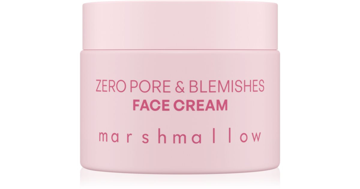 Nacomi Zero Crema de fata Pore & Blemishes impotriva imperfectiunilor pielii Marshmallow 40 ml