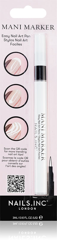 Nails Inc. Mani Marker Nail Polish in Applicator Pen White Color 3ml