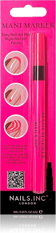 Nails Inc. Mani Marker Neglelak i Applicator Pen Color Flamingo Pink Neon 3ml