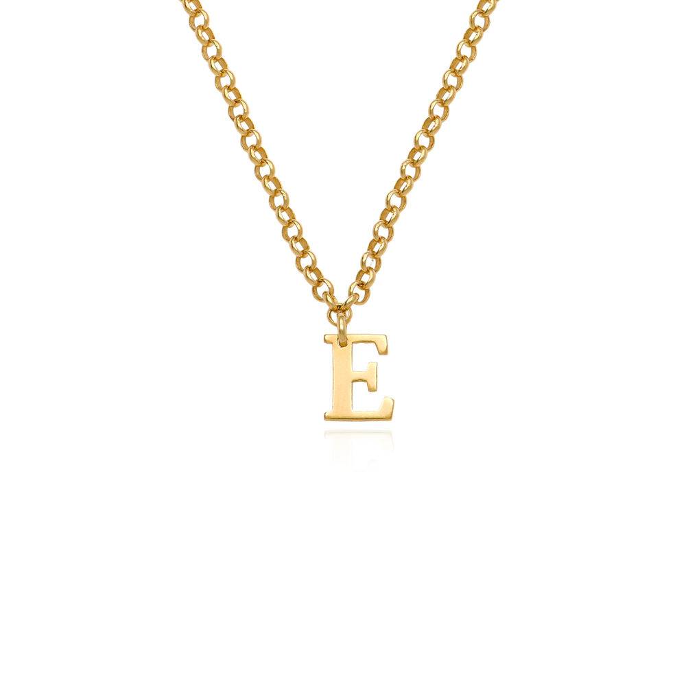 Buchstaben Choker - 750er Gold-Vermeil