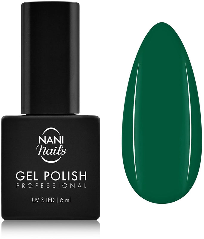 NaniNails NANI Profesjonell gelpoleringsfarge Smaragdgrønn 6 ml