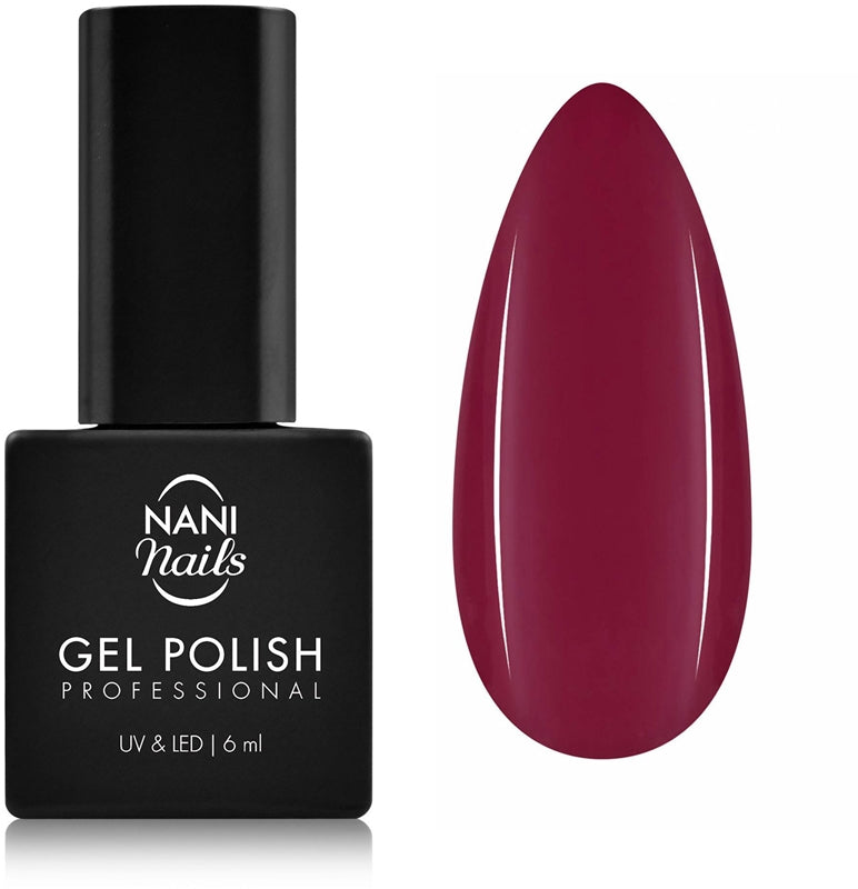 NaniNails Vernis gel couleur professionnel NANI Wine Drop 6 ml