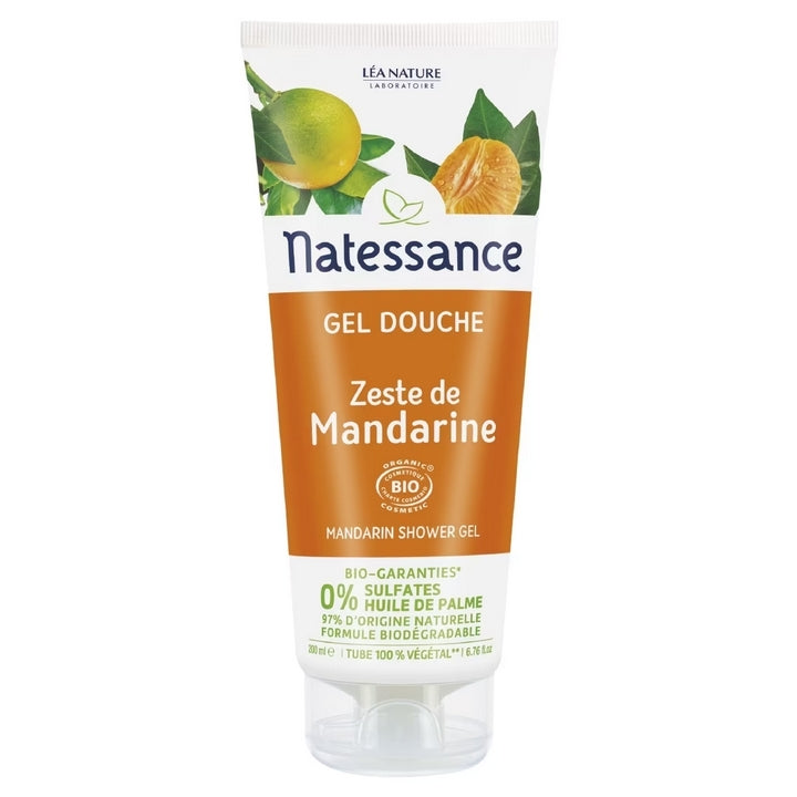 Natessance - Dusjgelé - Organisk mandarinskall 200ml