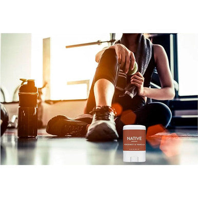 NATIVE Mini Deodorant, Coconut & Vanilla, 0.35 oz. (4-Pack)