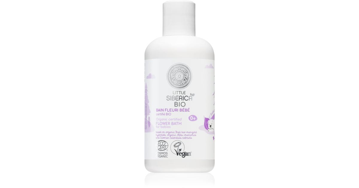 Natura Siberica Little Siberica BIO delikata badsalt för nyfödda 250 ml
