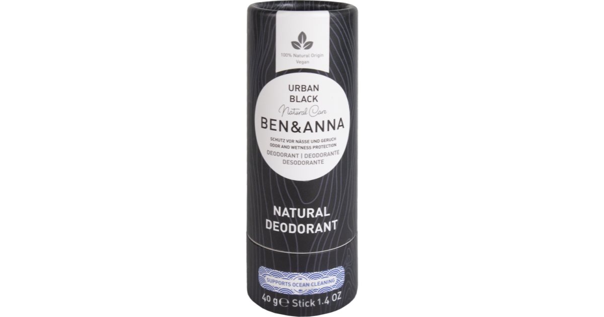BEN&ANNA Natural Urban Black deodorant solid 40 g
