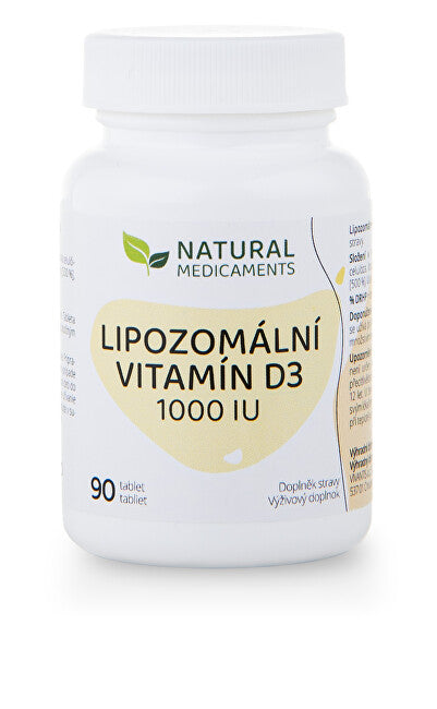 Natural medicaments Liposomalna witamina D3 1000 j.m. 90 tabletek