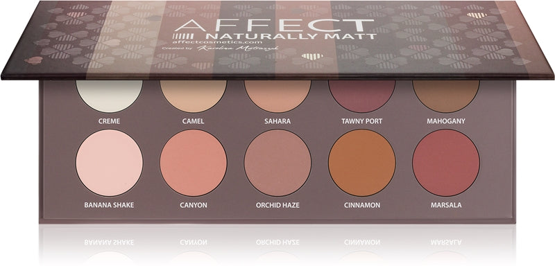 Affect Naturally Matt Lidschattenpalette 10× 2 g