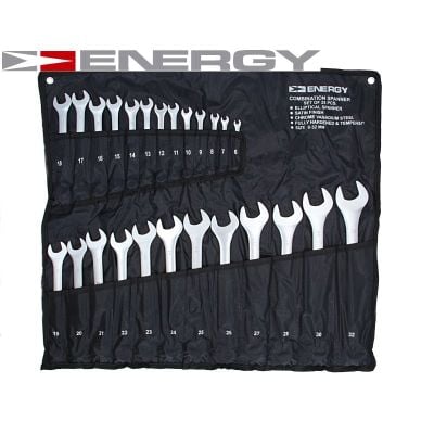 Spanner Set, ring-open ended ENERGY NE01000SK25