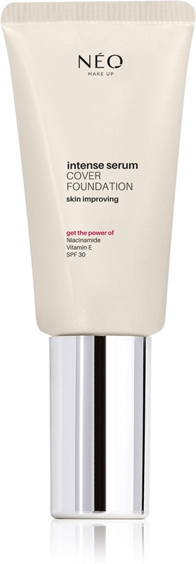 NEO MAKE UP Intense serum Cover foundation for a look naturale SPF 30 color 01 Porcelain 30 ml
