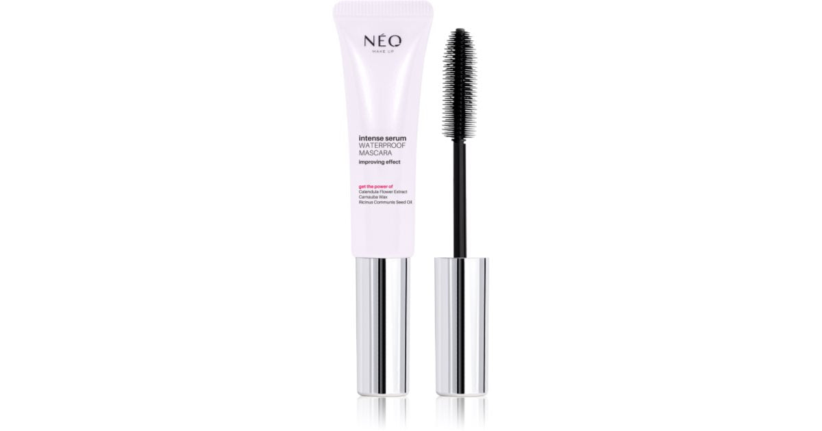 NEO MAKE UP Intensives wasserfestes Mascara-Serum für voluminöse und getrennte Wimpern, schwarze Farbe, 9 ml