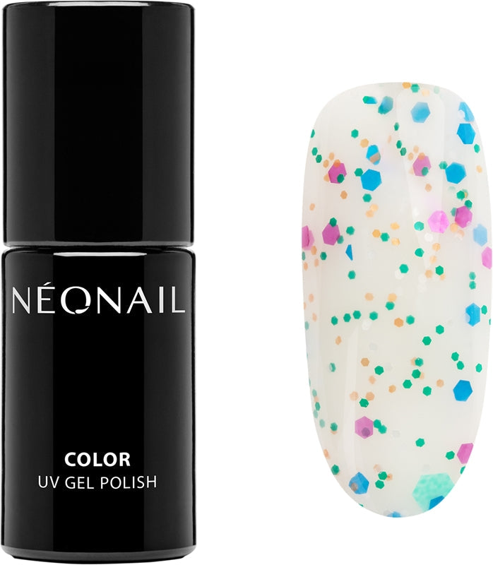 NEONAIL Born To Win gellakkfarge Champion's Confetti 7,2 ml