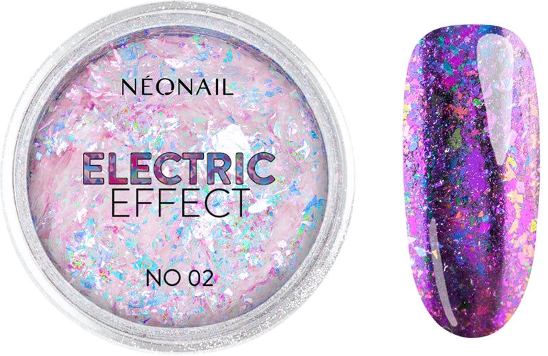 NEONAIL Effect Electric nail glitter prášková barva 02 0,3 g