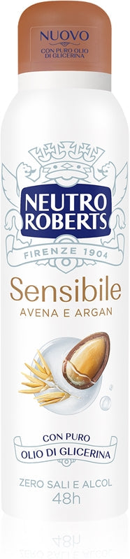 Neutro Roberts Avena og Argan deodorantspray med 48 timers effekt 150 ml